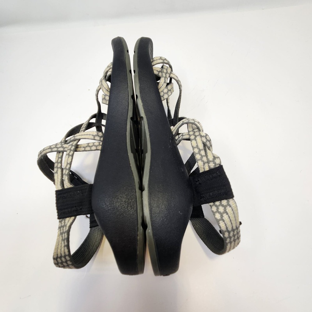 Chaco Womens ZX 2 Yampa Gray White Toe Loop Outdoor Sandals Size 8 Hiking Straps - Picture 10 of 11